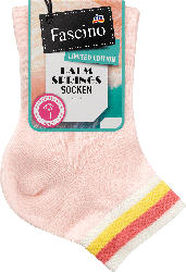 Fascino Socken mit Struktur, Gr. 39-42, rosa