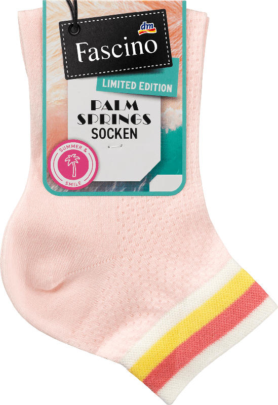 Fascino Socken mit Struktur, Gr. 35-38, rosa
