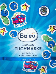 Balea Tuchmaske bedruckt Neon mit Blaubeer-Extrakt