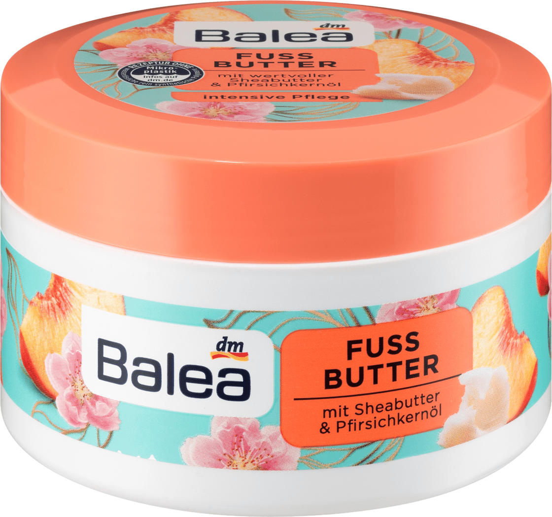 Balea Fußbutter Sheabutter & Pfirsichkernöl