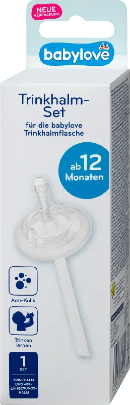babylove Trinkhalm-Set für die babylove Trinkhalmflasche