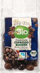 dmBio Schokolierte Espressobohnen Zartbitter & Vollmilch