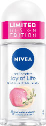 NIVEA Antitranspirant Deo Roll-on Joy of Life mit Rosen & Lilien Duft