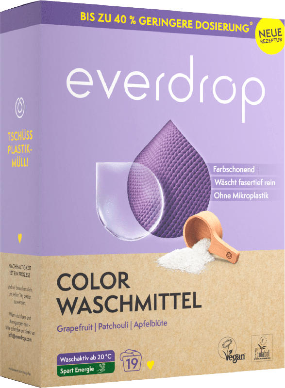 everdrop Colorwaschmittel Pulver