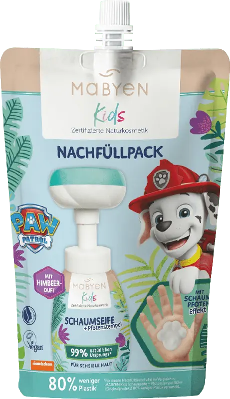 Mabyen Nachfüllpackung Schaumseife Kids Paw Patrol