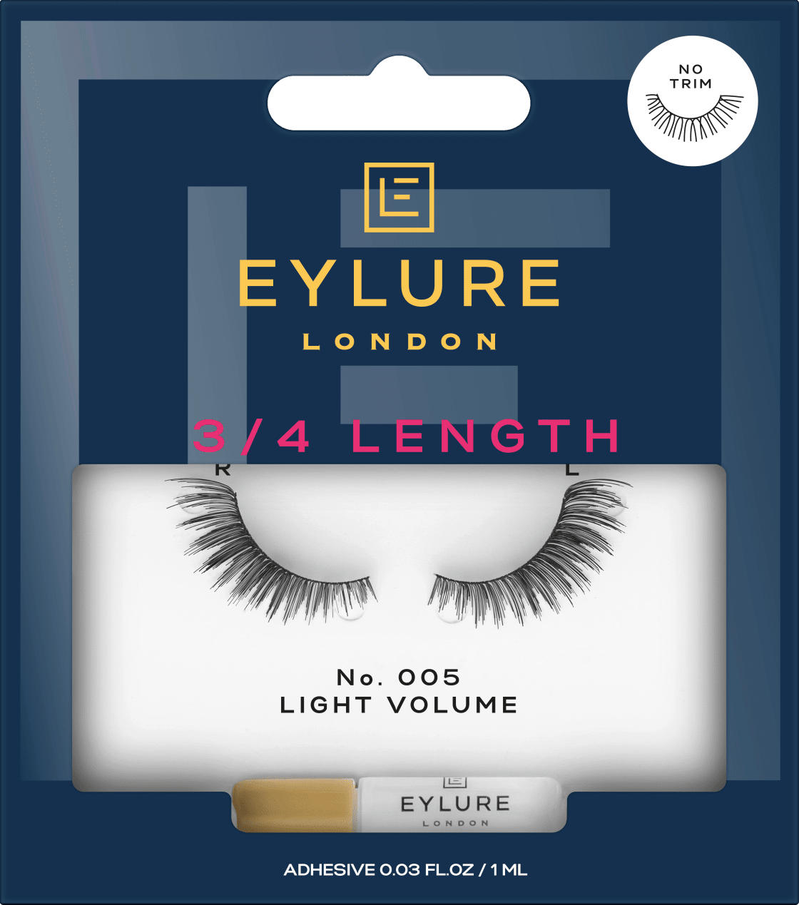 Eylure Künstliche Wimpern 3/4 Length Light 005 Light Volume (1 Paar)