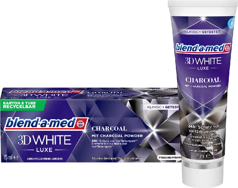 blend-a-med 3D White Luxe Zahnpasta Charcoal