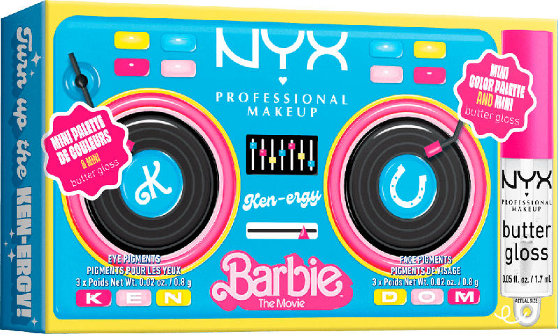 NYX PROFESSIONAL MAKEUP Farbpalette Barbie Mini Colour TURN UP THE KEN-ERGY! 02