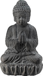 Dekorieren & Einrichten Keramikbuddha, schwarz
