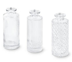 Dekoflaschen-Set aus Glas
