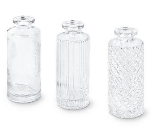 Dekoflaschen-Set aus Glas