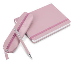 Notizbuch mit Stift und Etui