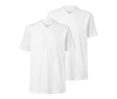2 T-Shirts mit V-Ausschnitt