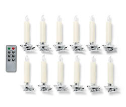 12 LED-Weihnachtsbaum-Kerzen