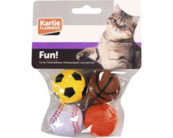 KATZENSPIELZEUG MOOSGUMMIBALL 4ST