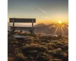 Hornbach Glasbild Bench & Horizon 30x30 cm