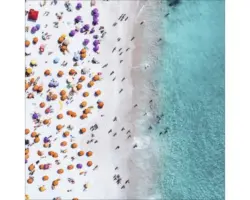 Glasbild Beach I 80x80 cm GLA1925