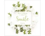 Hornbach Glasbild Smile 30x30 cm GLA1943