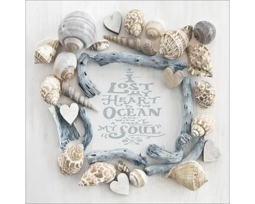 Glasbild Maritim Style I 20x20 cm GLA1967