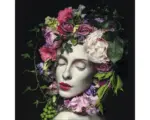 Hornbach Glasbild Dreaming Woman 50x50 cm GLA2003