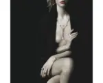 Hornbach Glasbild Half Naked Woman 50x50 cm GLA2005