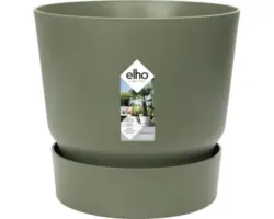 Pflanztopf elho greenville Kunststoff Ø 30 cm H 27,8 cm laubgrün inkl. Untersetzer