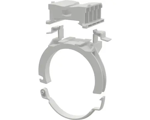 Verschiebbarer Ablaufhalter veporit ICUBOX weiß