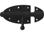 Hornbach Türriegel Duravis 112x72 mm Ø16 mm schwarzdiamant 1 Stück