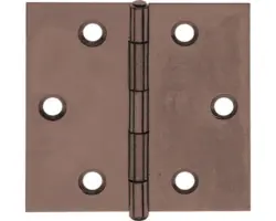 Scharnier Duravis 60x60x1 mm rostbraun