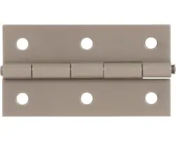 Scharnier Duravis 80x40x1,25 mm perlbeige