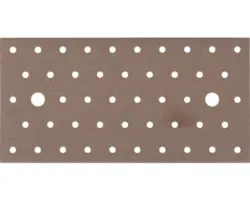 Lochplatte Duravis 200x100x2 mm rostbraun