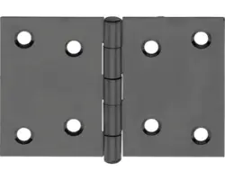 Scharnier Duravis 60x90x1,25 mm schwarzdiamant