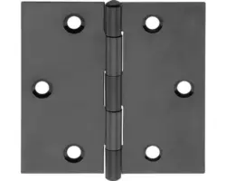 Scharnier Duravis 60x60x1 mm schwarzdiamant