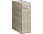 Hornbach Unterschrank Fackelmann Luxor mit Auzug 20x60,5x45 cm esche grau esche grau