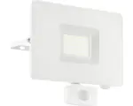 Hornbach LED Sensor Außenwandstrahler 50W 4800 lm 5000 K neutralweiß Faeso weiß H 200 mm IP44
