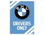 Hornbach Dekomagnet BMW Drivers Only 6x8 cm