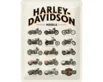Hornbach Blechschild Harley Models 30x40 cm