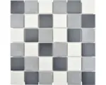 Hornbach Keramikmosaik CD 216 30,6x30,6 cm grau matt