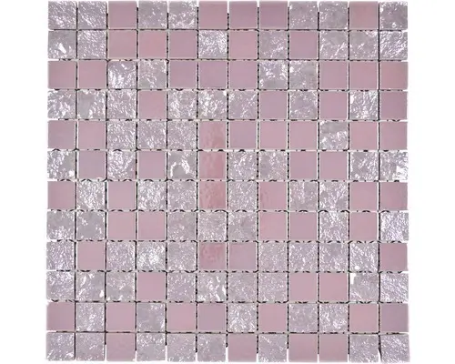 Keramikmosaik CG GA8 31,6x31,6 cm pink