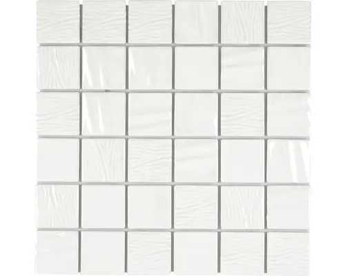 Keramikmosaik Kanran CG KN5 59,5x29,5 cm weiß