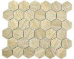 Hornbach Keramikmosaik Hexagon HX Curio HB 32,5x28,1 cm beige