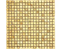 Natursteinmosaik XAM 47 30,0x30,0 cm gold