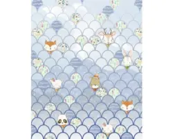 Fototapete Vlies P037B-VD2 Shelly Bluewave 2-tlg. 200 x 250 cm