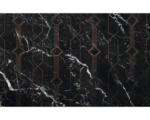 Hornbach Fototapete Vlies P040-VD4 Pure Marble Black 4-tlg. 400 x 250 cm
