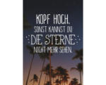 Hornbach Postkarte Kopf hoch, sonst kannst du die Sterne nicht mehr sehen 10,5x14,8 cm