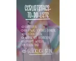 Hornbach Postkarte Geburtstags-To-Do-Liste 10,5x14,8 cm