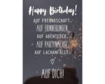 Hornbach Postkarte Happy Birthday! Auf Dich! 10,5x14,8 cm