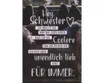 Hornbach Grußkarte Hey Schwester... 11,5x16 cm