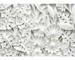 Hornbach Fototapete Vlies 10052V4 Alabaster Blumen Relief 2-tlg. 254 x 184 cm