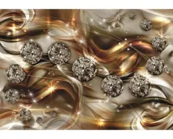 Fototapete Vlies 10576V4 Diamant Abstraktion 2-tlg. 254x184 cm